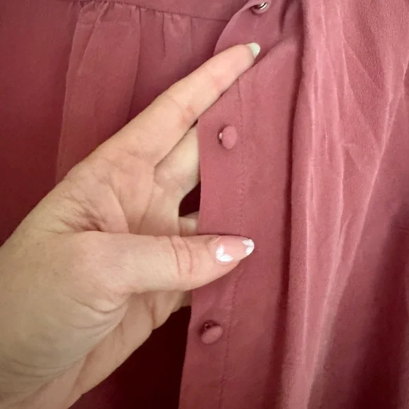 Sézane Chloe Blouse – Rosewood, Size 34 (US 2/XS) - Picture 8 of 13